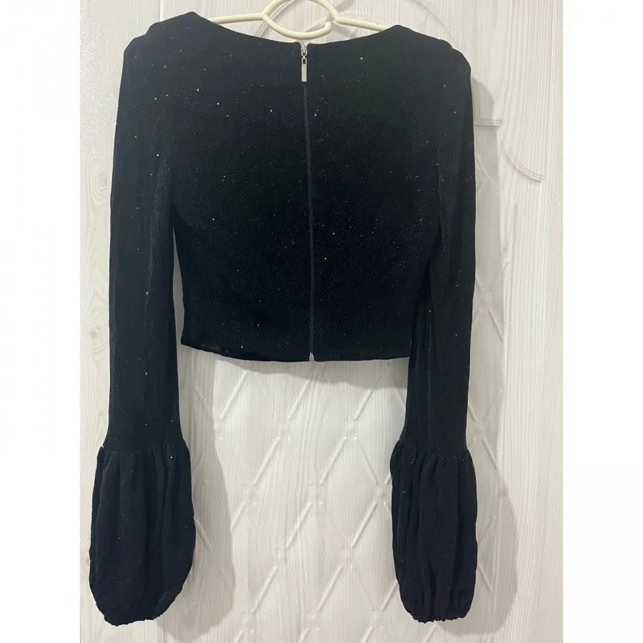 نیم تنه مجلسی استین پفی