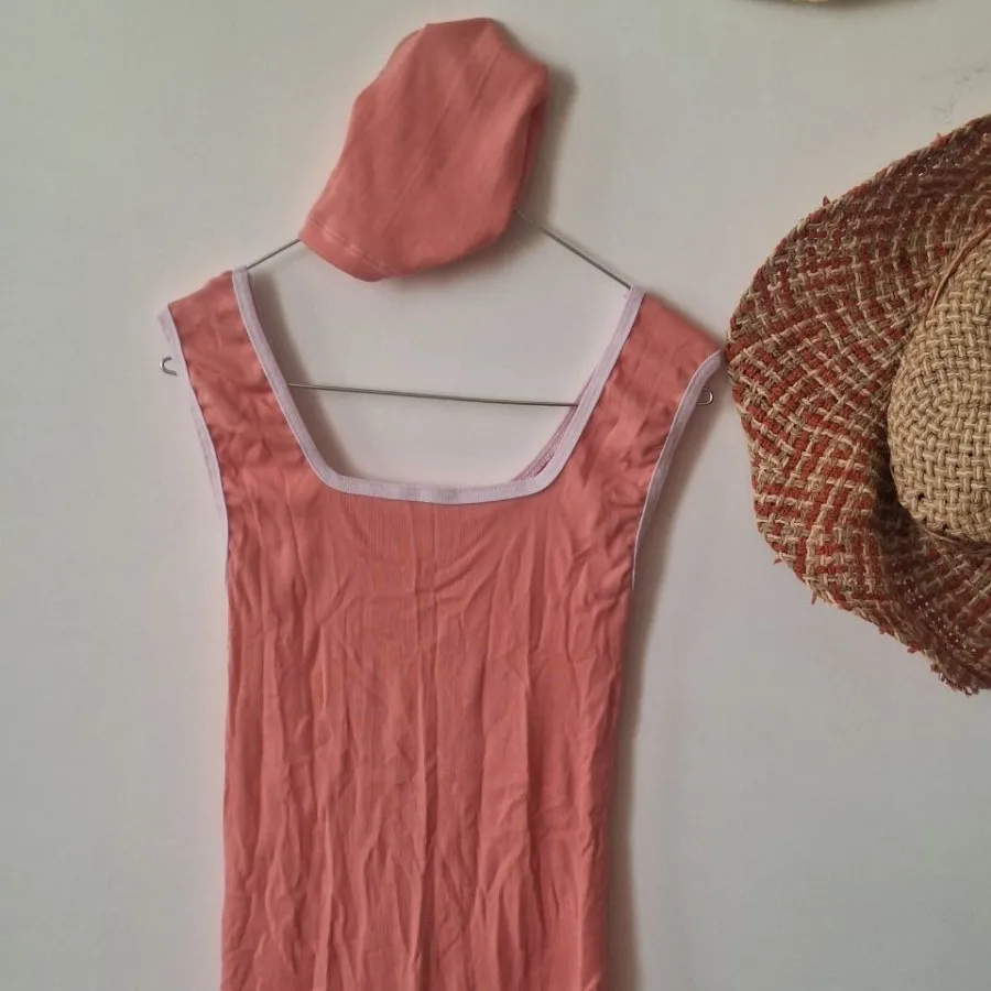 ست کلاه و مایو مسافرتی نو