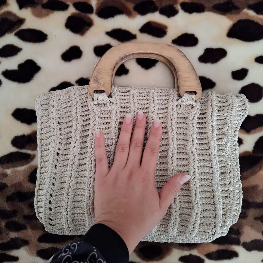 کیف دستبافت مکرومه بافی