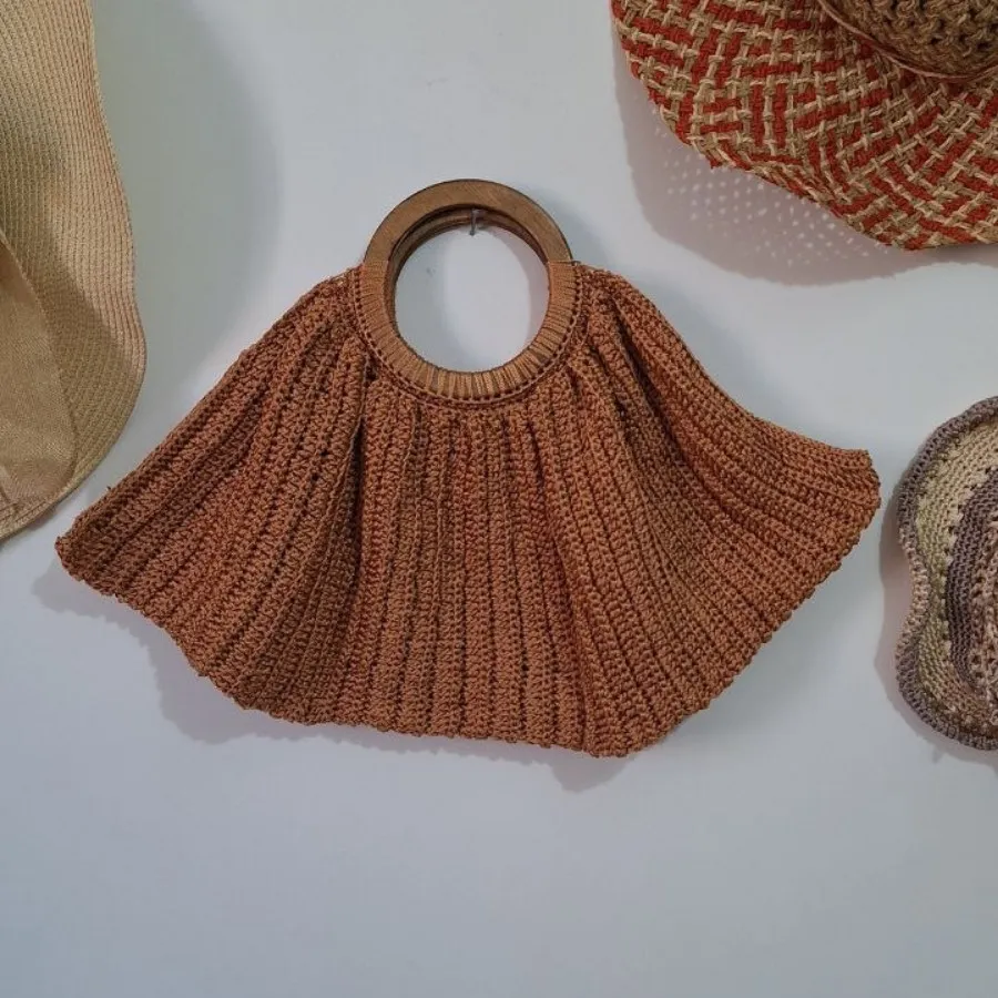 کیف دستبافت مکرومه بافی