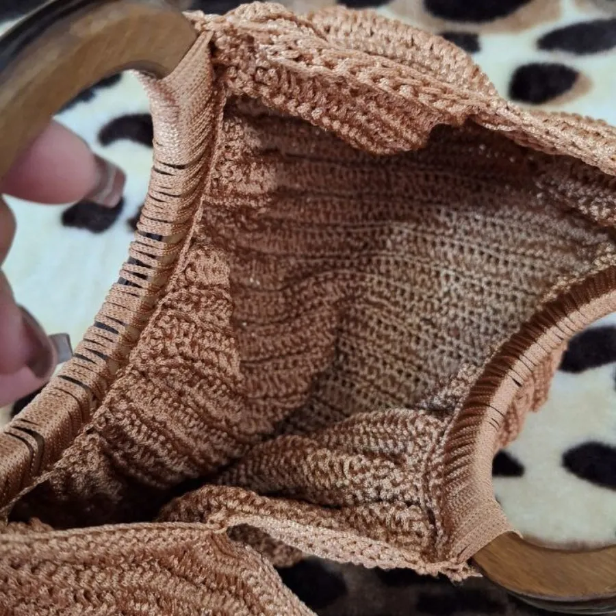 کیف دستبافت مکرومه بافی