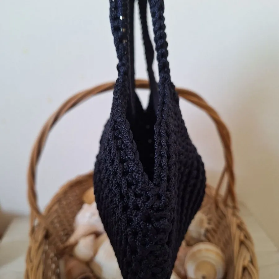 کیف دستبافت مکرومه بافی