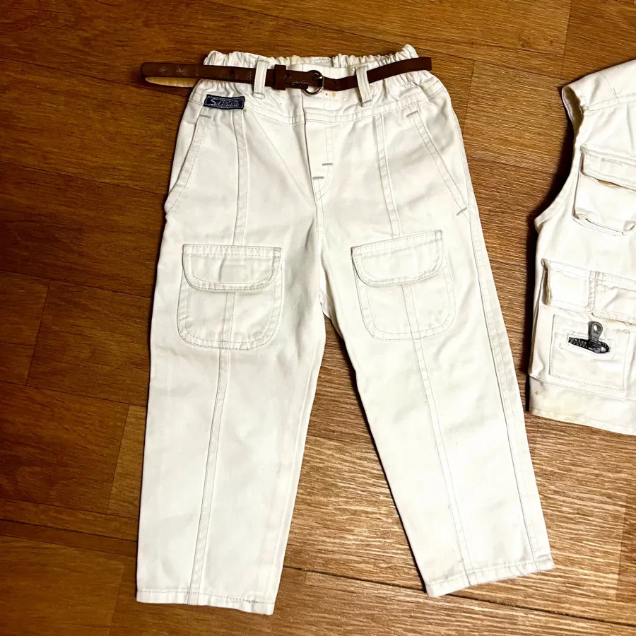 جلیقه شلوار جین