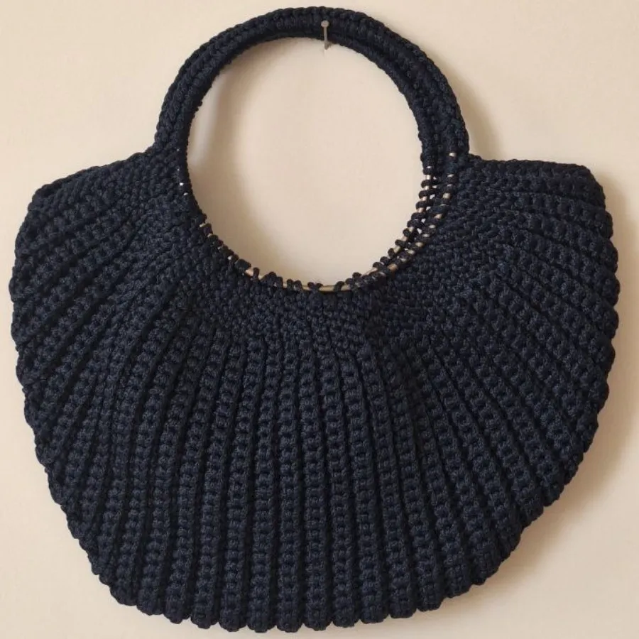 کیف دستبافت مکرومه بافی