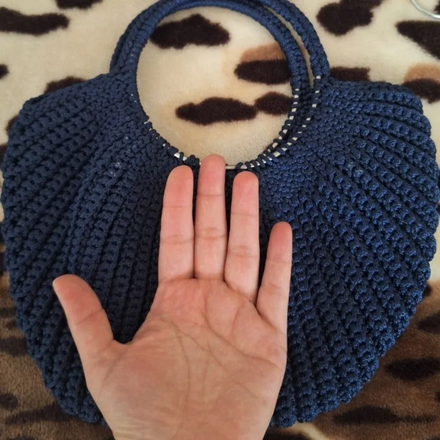 کیف دستبافت مکرومه بافی