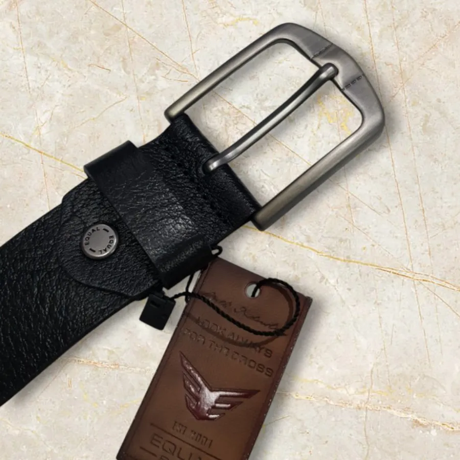 کمربند چرم ترک مشکی