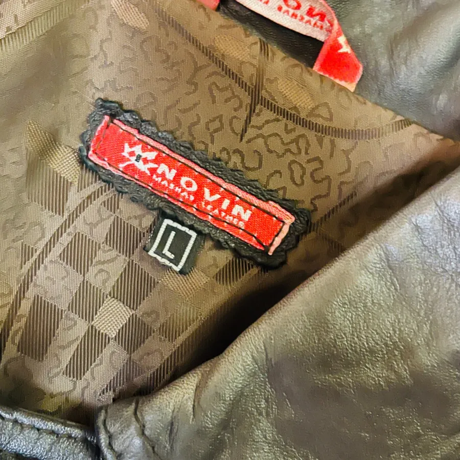 پالتو نوین چرم قهوه ایی