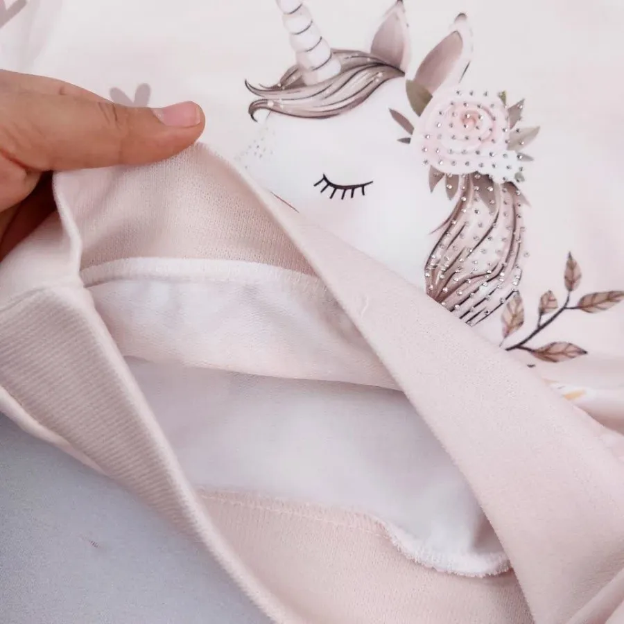 بلوز شلوار یونیکورن نگینی