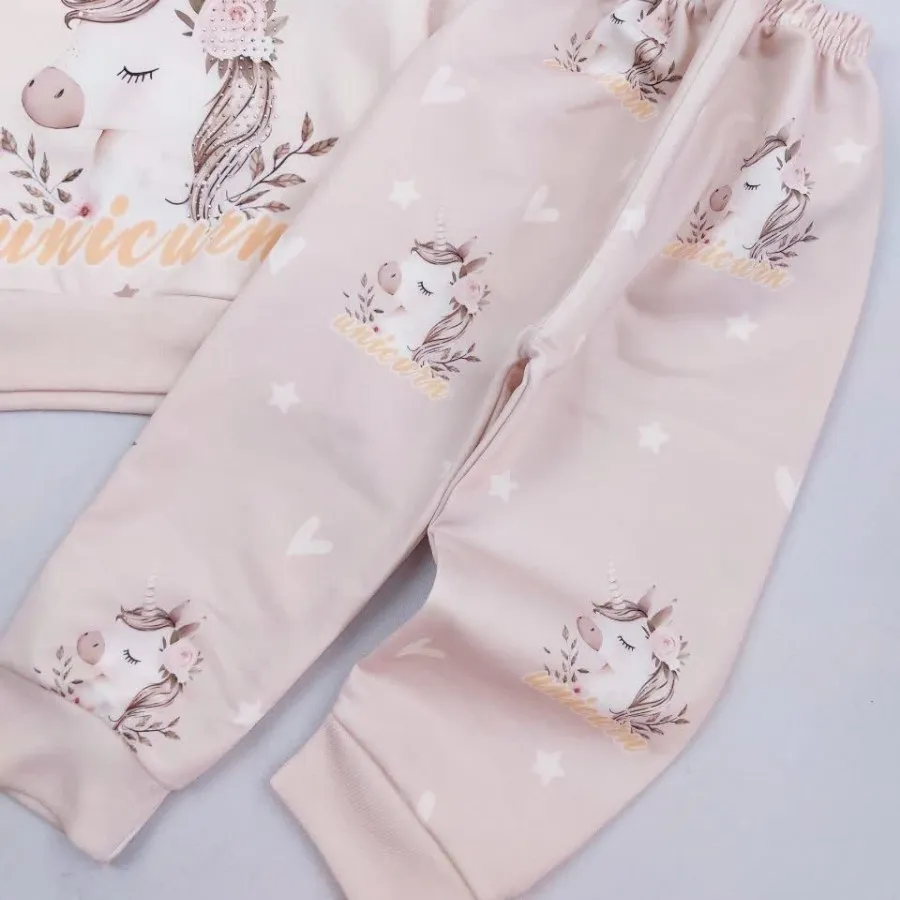 بلوز شلوار یونیکورن نگینی