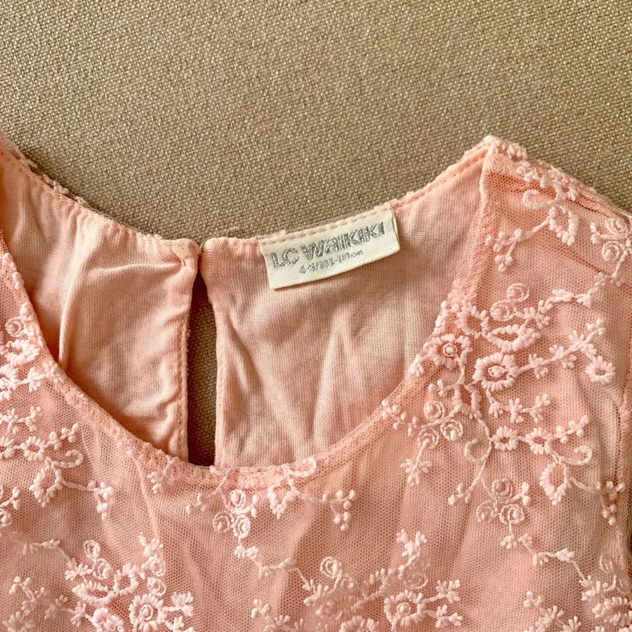 پیراهن دانتل و تور ال سی