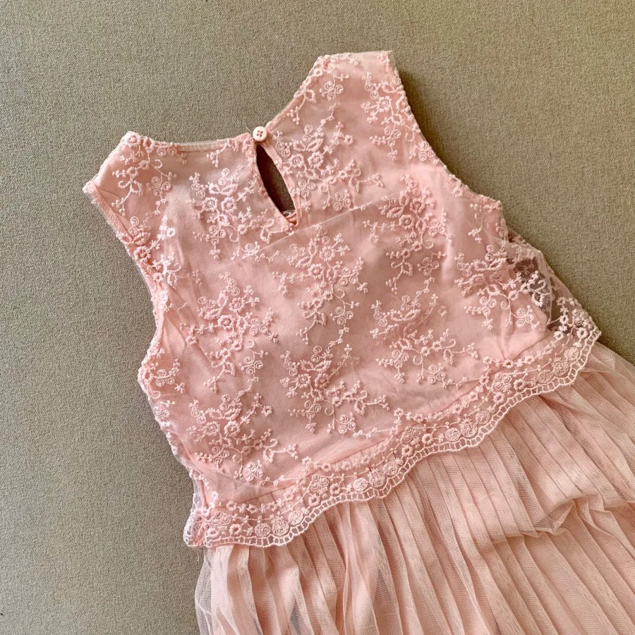 پیراهن دانتل و تور ال سی