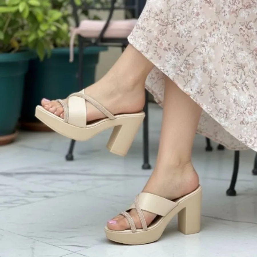 صندل پاشنه 10 سانت لژ 2