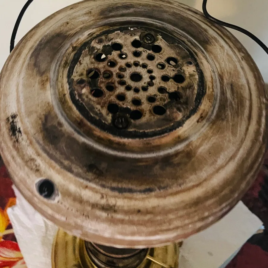 چراغ نفتی انتیک کالر فیکس