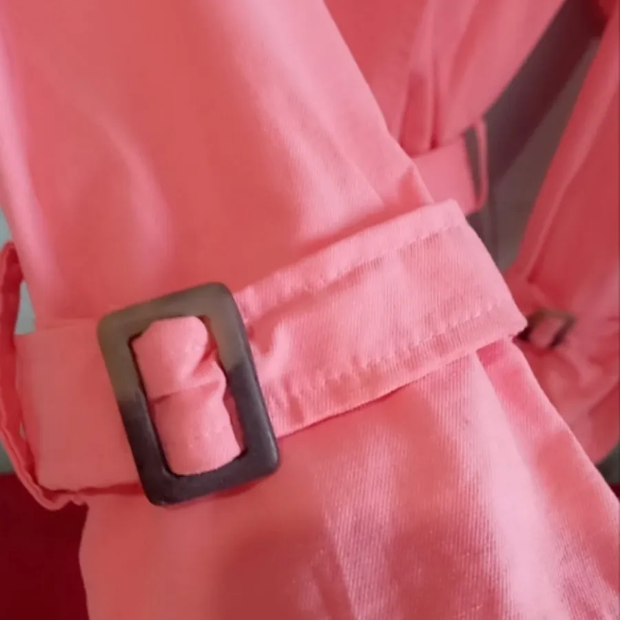 ترنچ کت پاییزه کتان