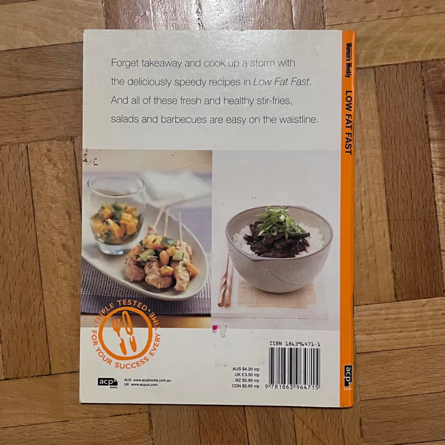 کتاب آشپزیLow fat Fast