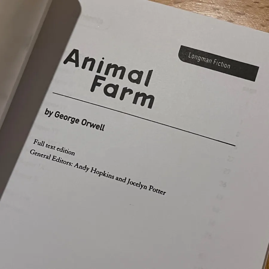 کتاب Animal Farm