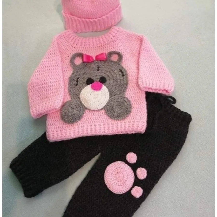 ست نوزادی سویشرت شلوارکلا