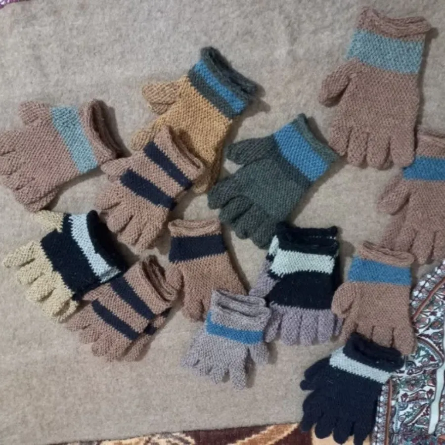 دستکش پشم طبیعی