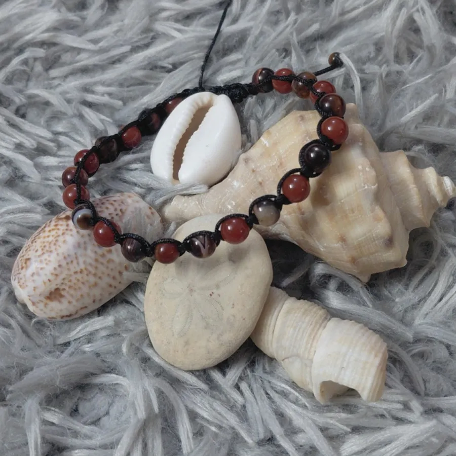 دستبند سنگ طبیعی مردانه