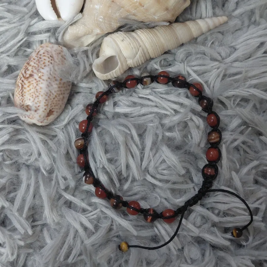 دستبند سنگ طبیعی مردانه