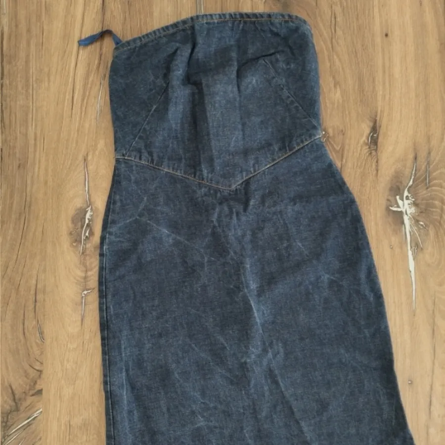 پیراهن جین دکلته