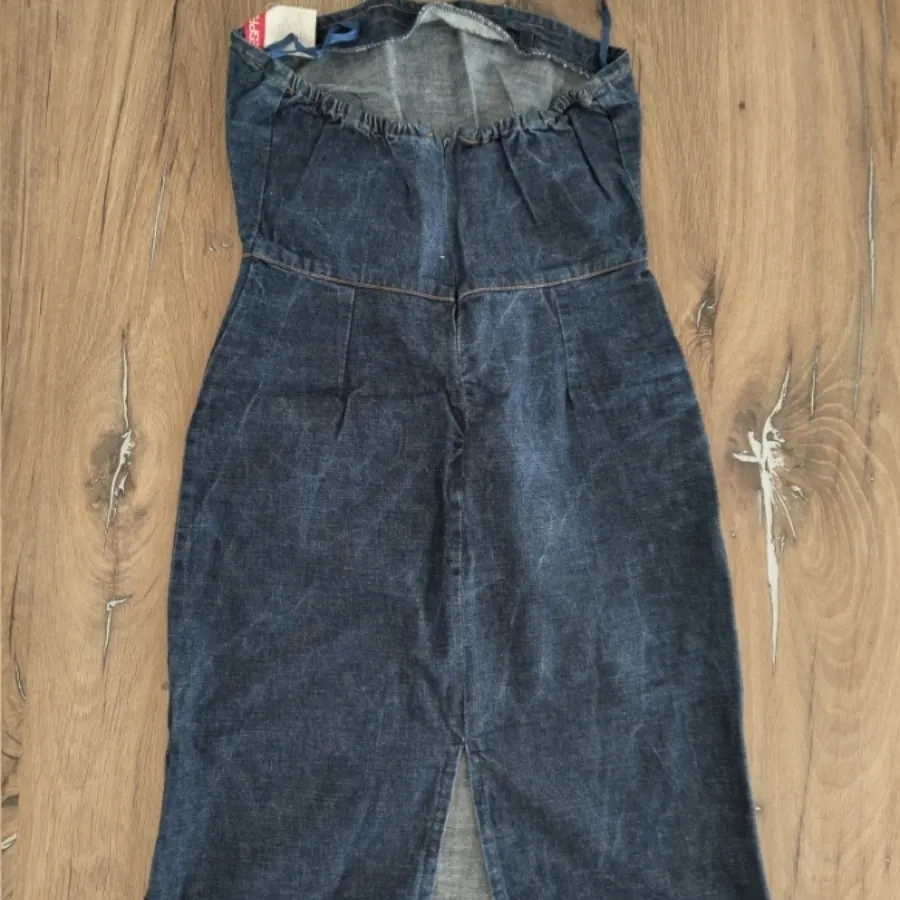 پیراهن جین دکلته