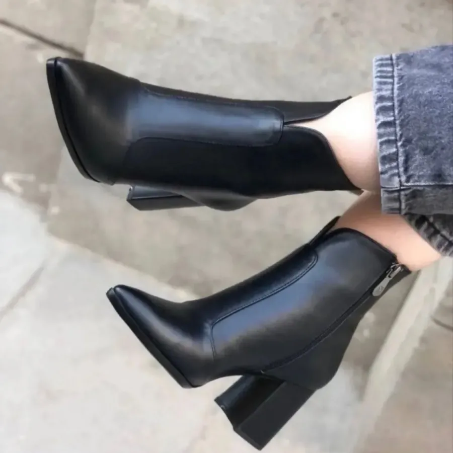 نیم بوت زنانه پاشنه 5سانت