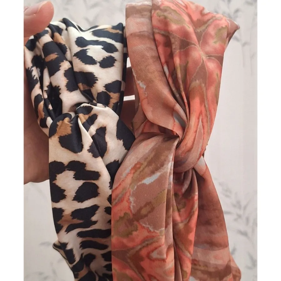 هندبند پلنگی ZARA نو