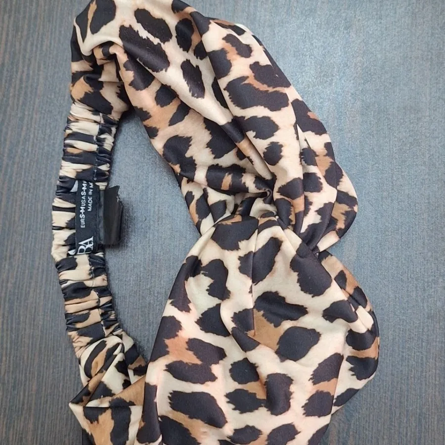 هندبند پلنگی ZARA نو