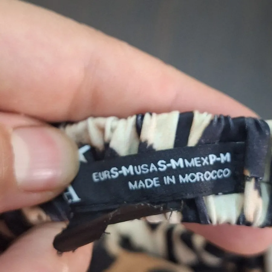 هندبند پلنگی ZARA نو