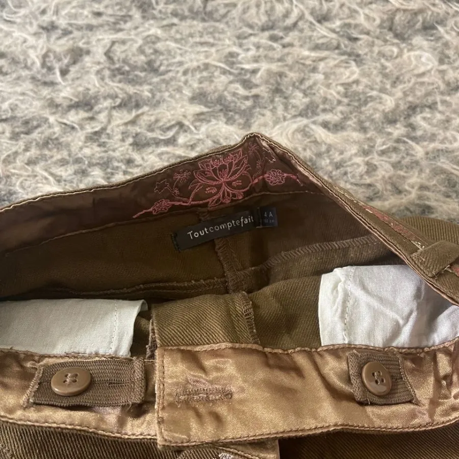 شلوار کتان دخترانه