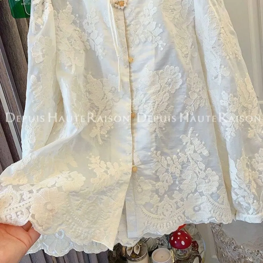 شومیز گلدوزی شده