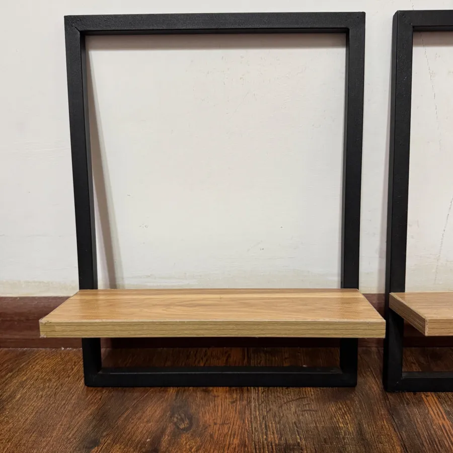 شلف فلز و‌ چوب