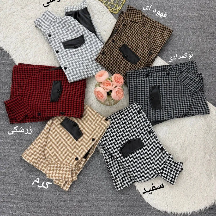 پالتو استین چرم رخساره به