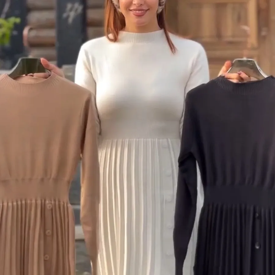 پیراهن بافت گرم شیک