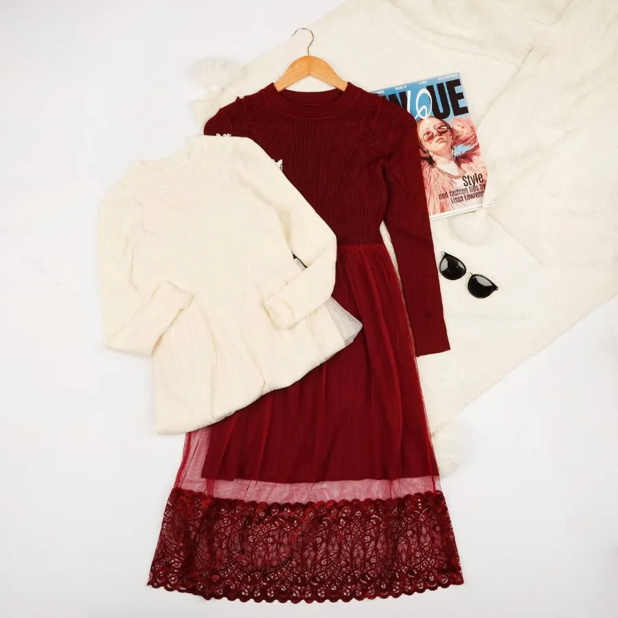 پیراهن بافت بلند گرم