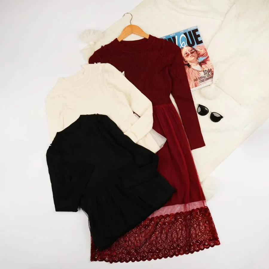 پیراهن بافت بلند گرم