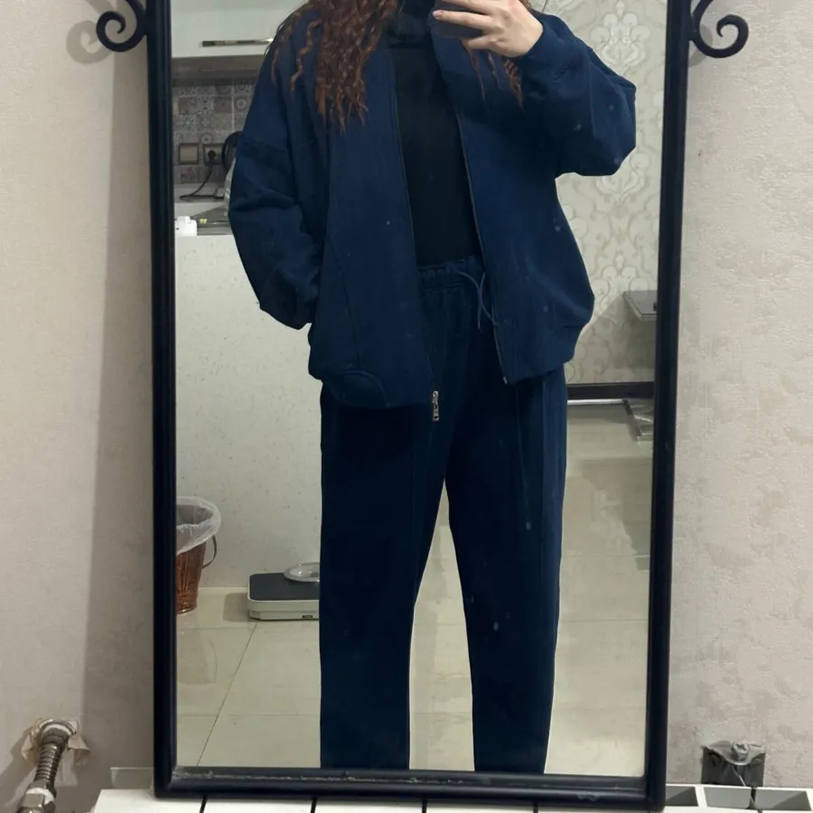 سوییشرت شلوار سرمه ای