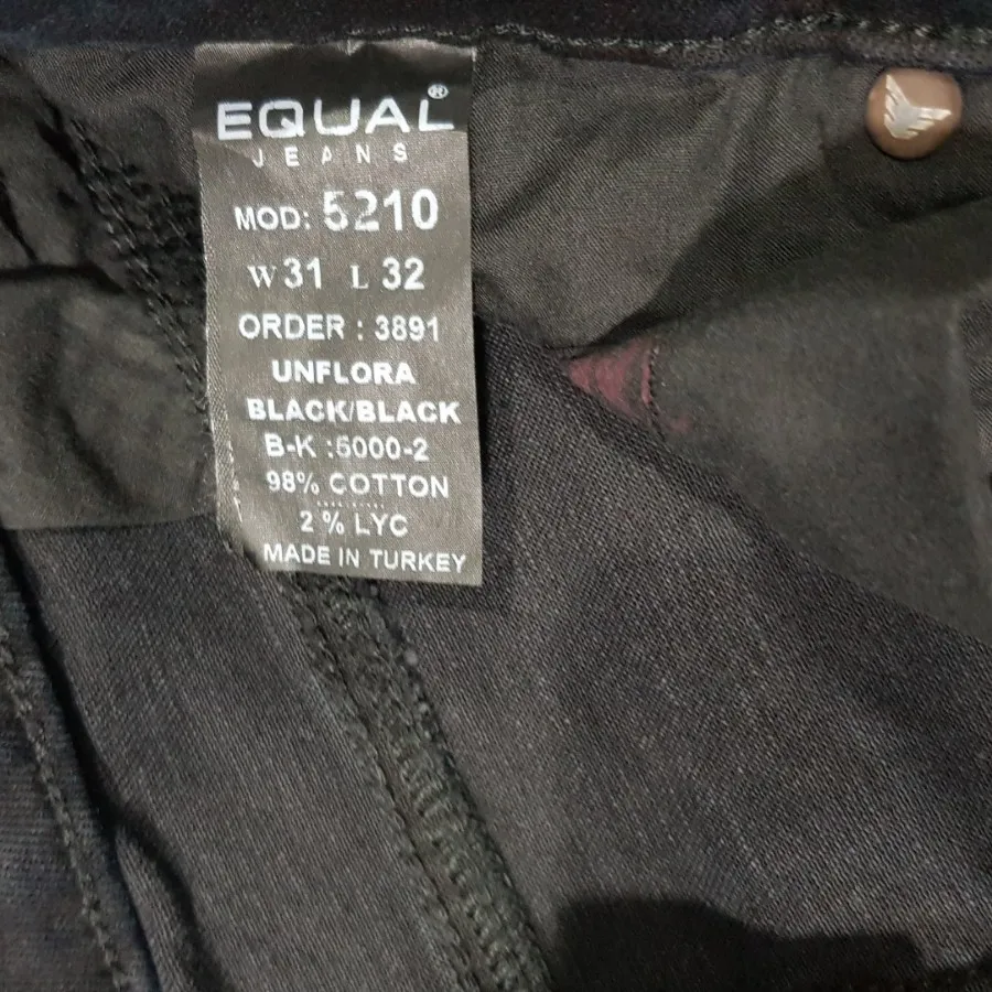 شلوارجین ترک مشکی 31