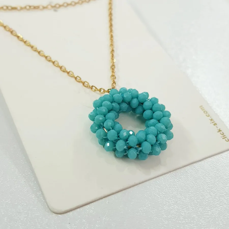 گردنبند استیل طلایی