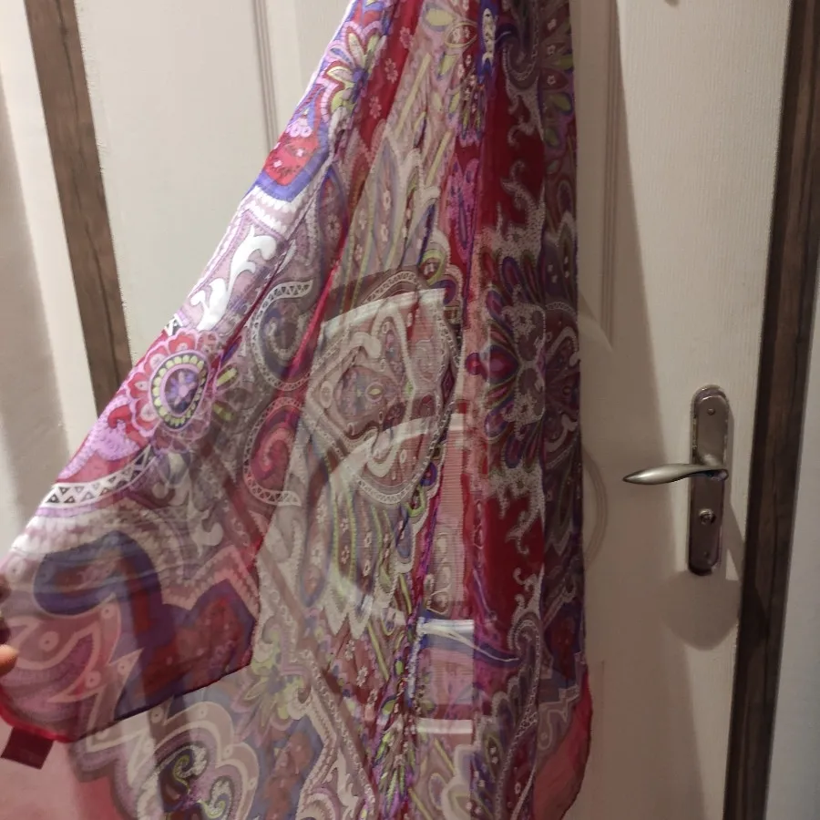 روسری حریر ابریشمی بزرگ