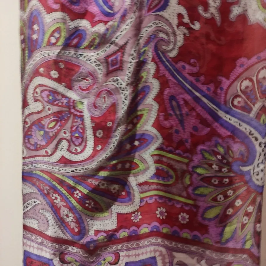 روسری حریر ابریشمی بزرگ