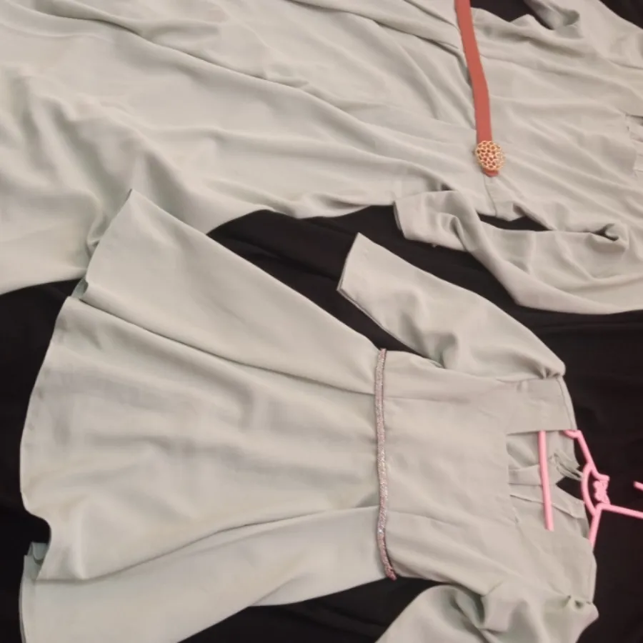 ست مادر ودختری رنگ سبز