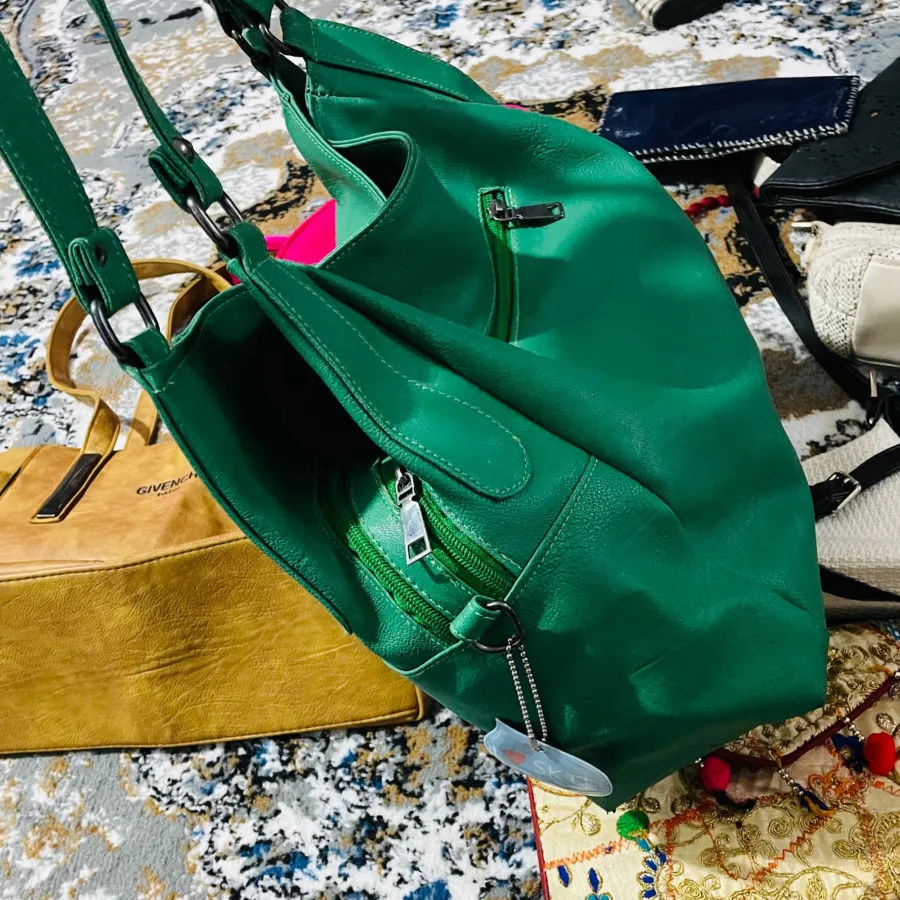کیف سبز بزرگ