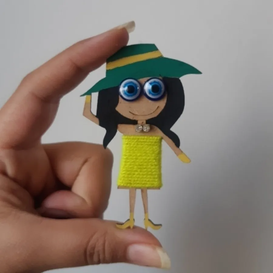 عروسک مگنتی 4 عددی