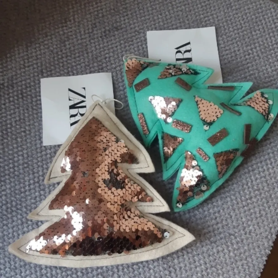 آویز نمدی کاج 4 عددی