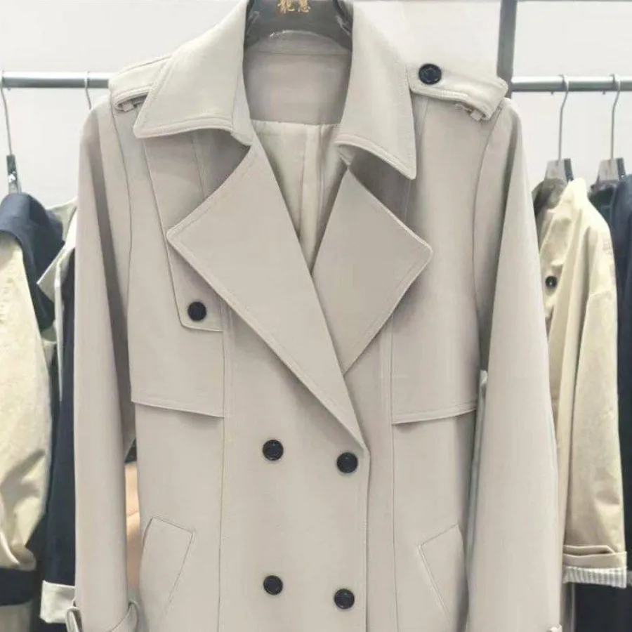 بارانی جنس کتان آستردار