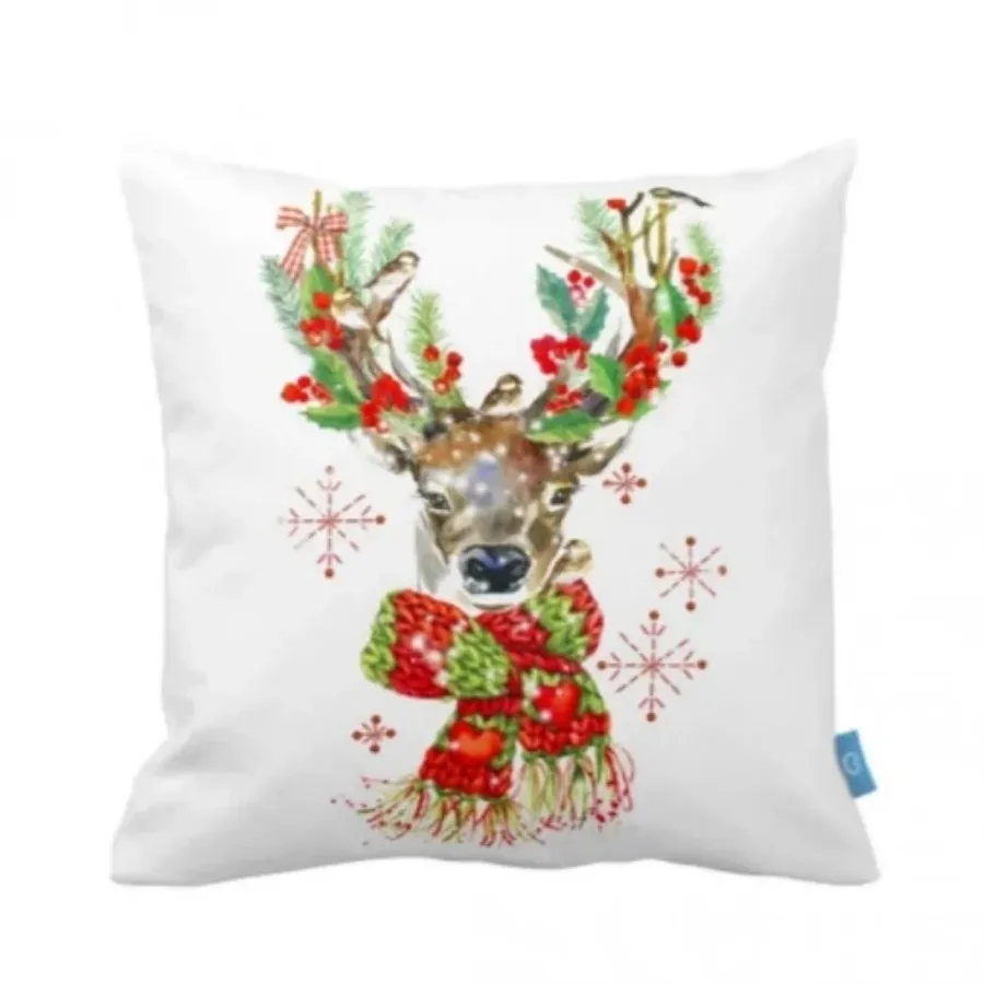 کوسن مخمل طرح گوزن ترکیه