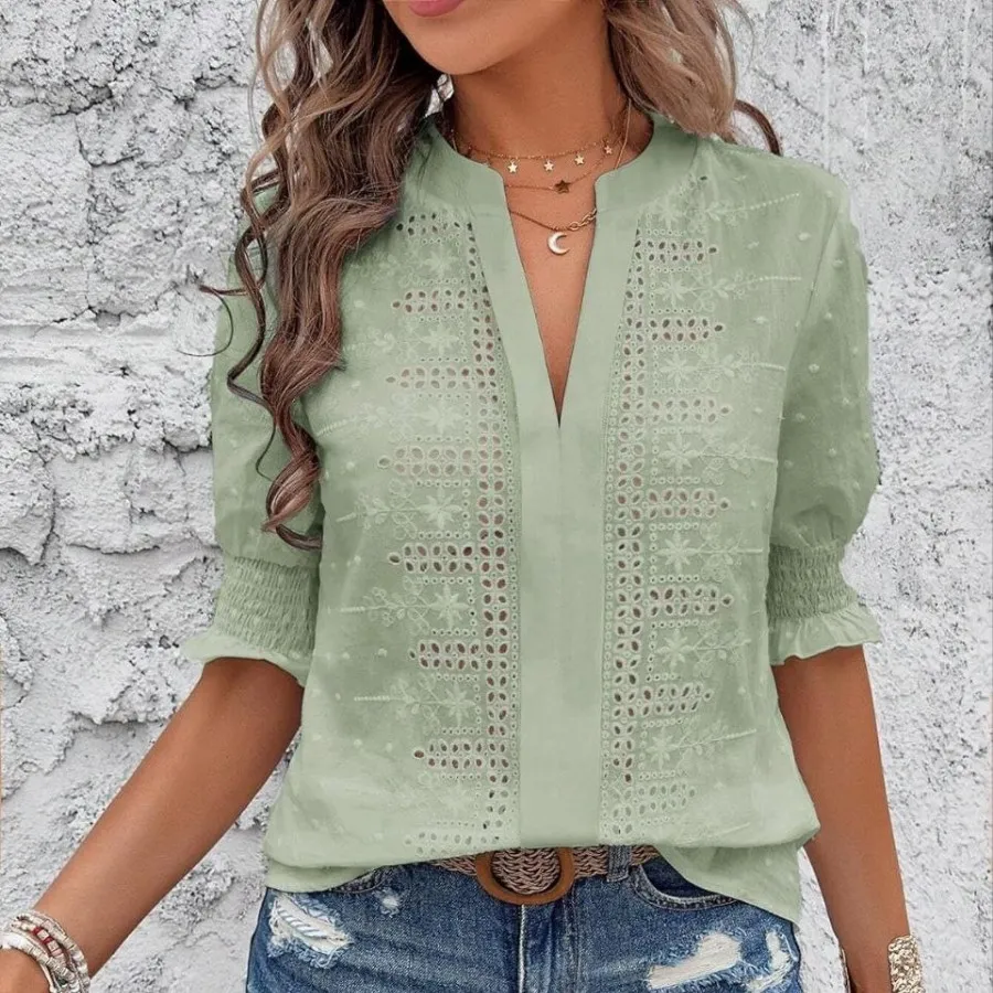 شومیز خامه دوزی شیک