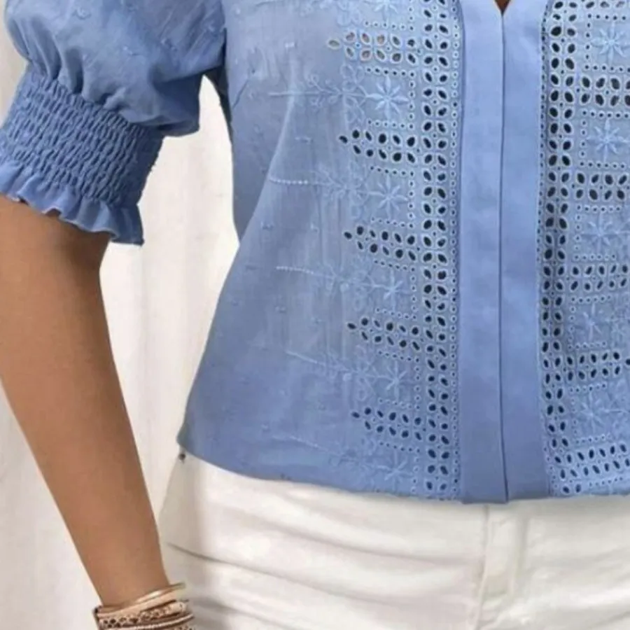 شومیز خامه دوزی شیک